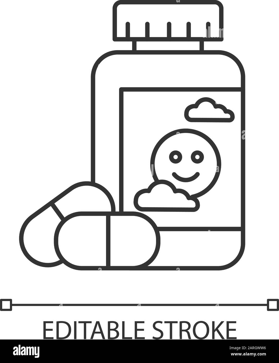 Pill bottle drawing hi