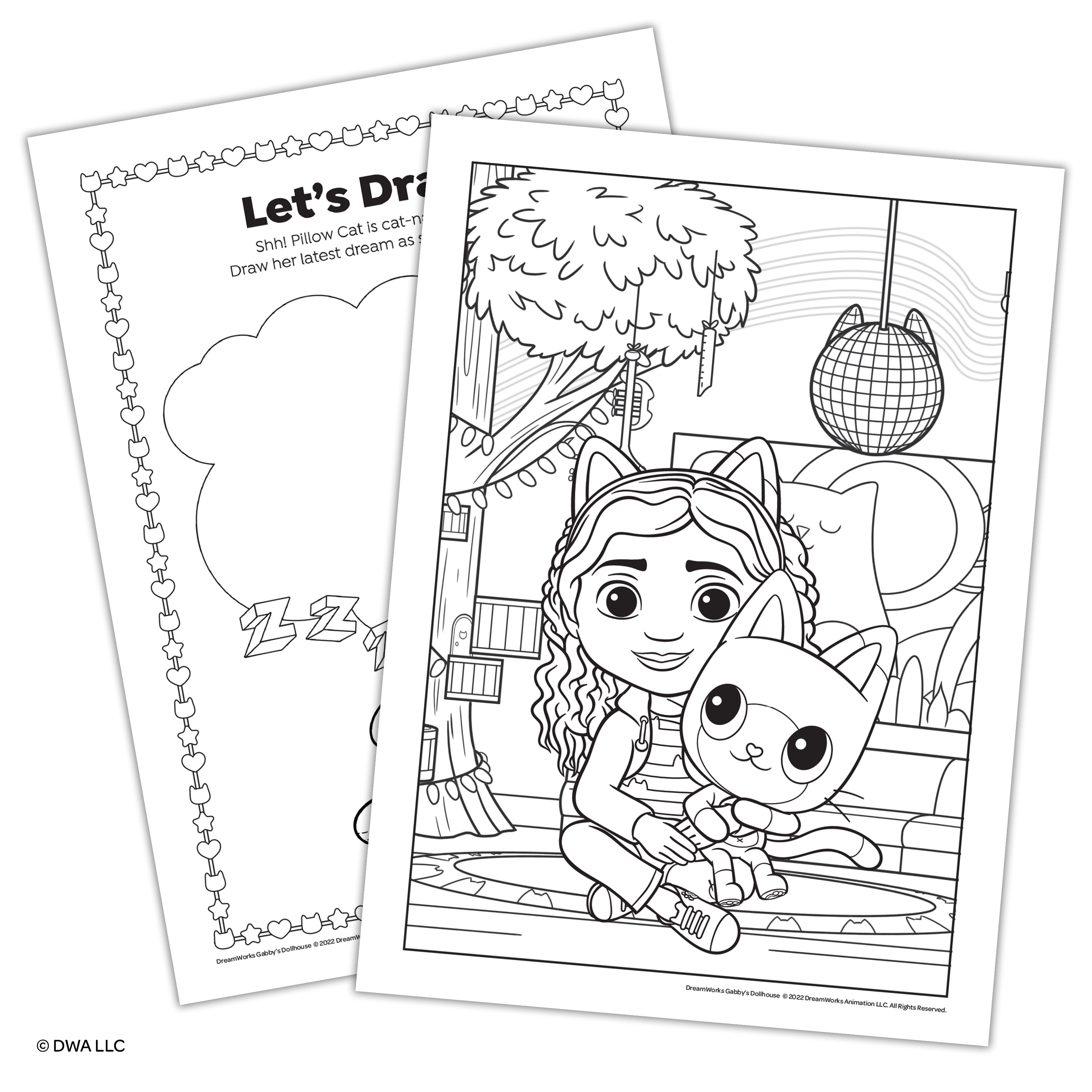 Gabbys dollhouse page gigantic coloring book paperback