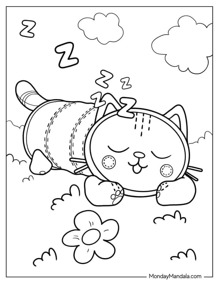 Gabbys dollhouse coloring pages free pdf printables birthday coloring pages coloring pages cartoon coloring pages