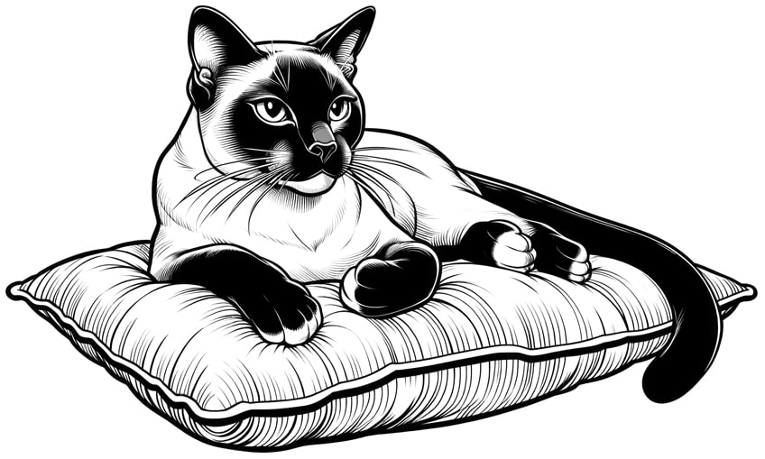 Cat coloring pages
