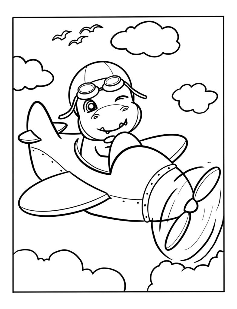 Download our cute baby animals coloring page for free