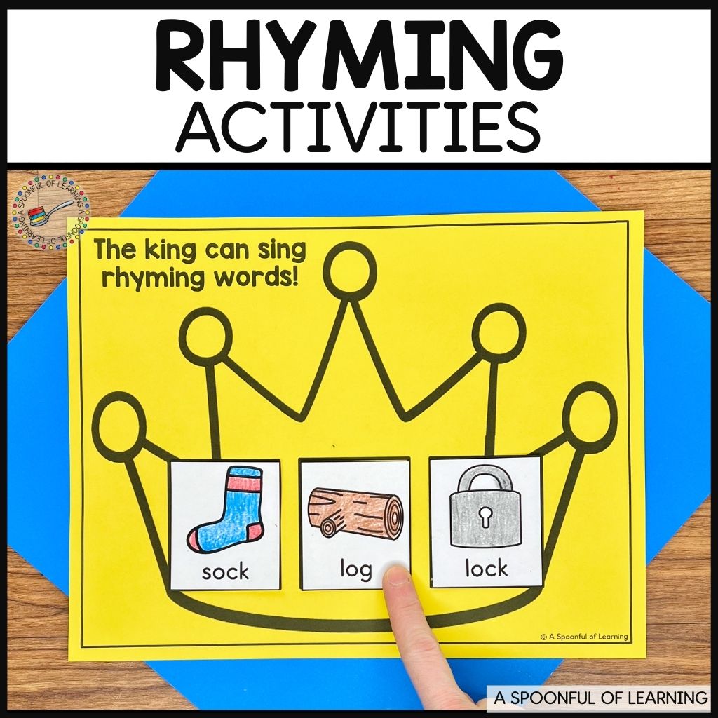 Rhyming activities for kindergarten