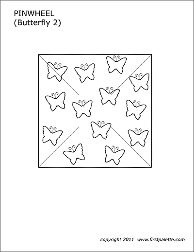Pinwheel templates free printable templates coloring pages