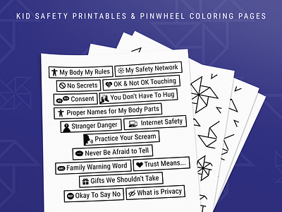 Child abuse prevention printables by lauren okura sheher on