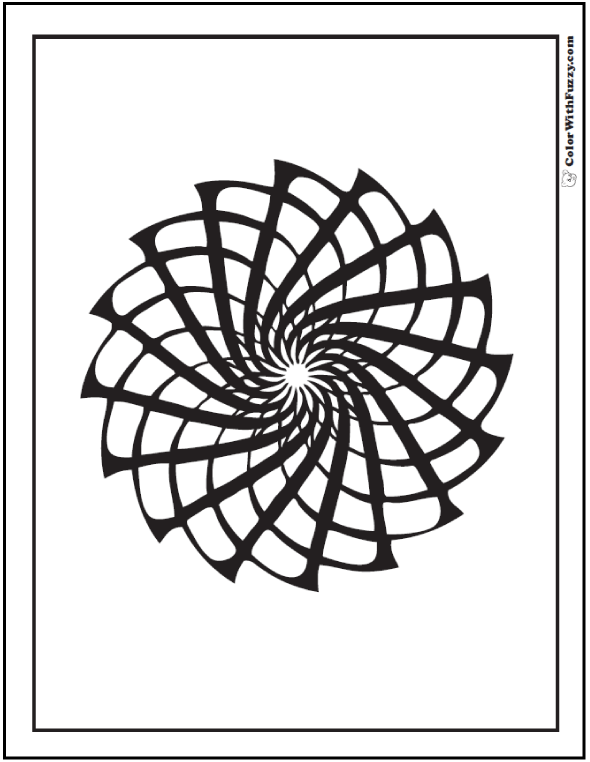 Geometric coloring pages to print â pdf digital downloads