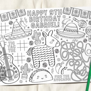 Fiesta coloring