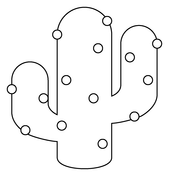 Cactus coloring pages free coloring pages