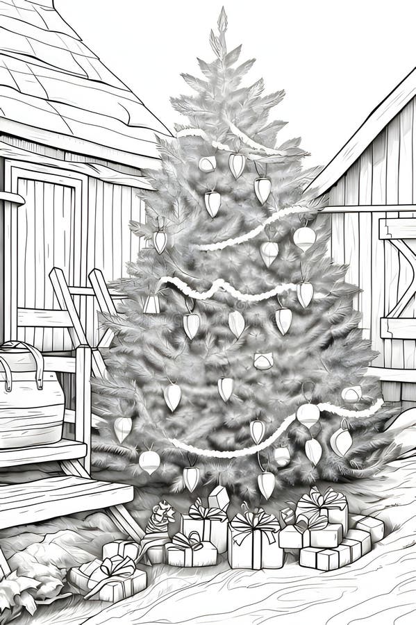 Christmas church coloring stock illustrations â christmas church coloring stock illustrations vectors clipart