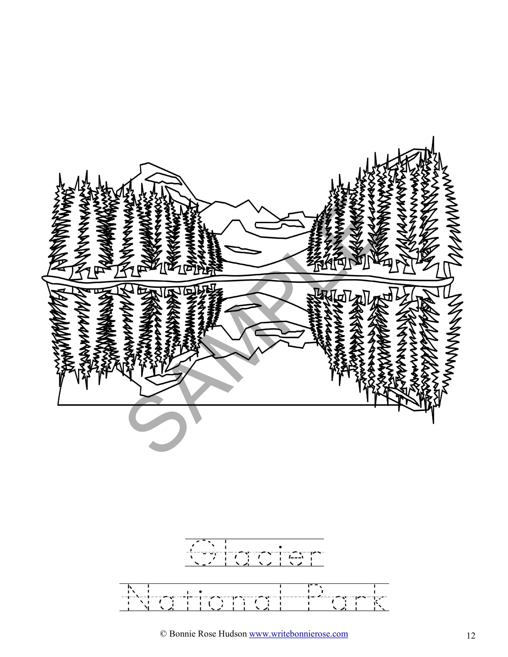 Exploring the united states coloring book with print copywork bundle made by teachers