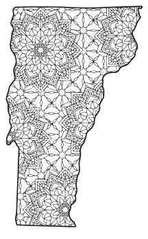 Vermont â map outline printable state shape stencil pattern â diy projects patterns monograms designs templates