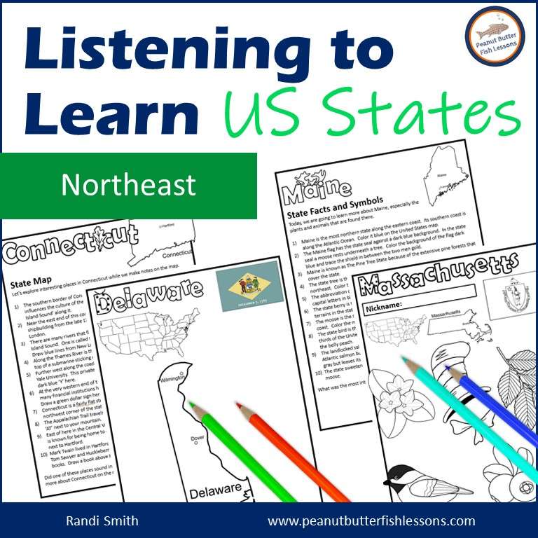 Listening to learn us states in the northeast