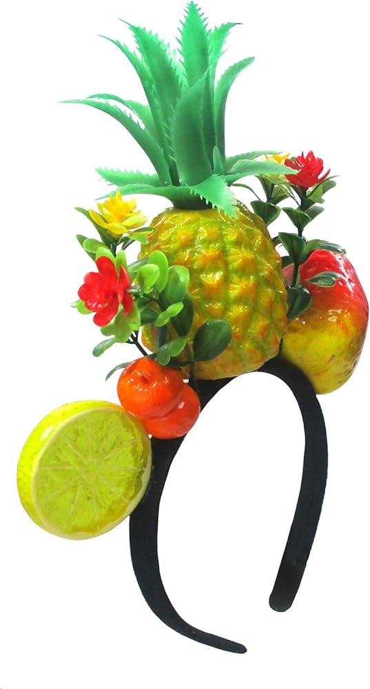 Nicky bigs novelties womens tropical fruit pineapple luau headband one size multi