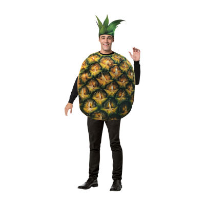 Adult pineapple get real costume color yellow