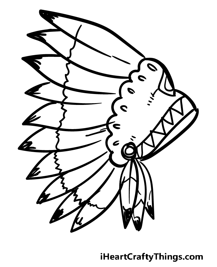 Native american coloring pages printable for free download