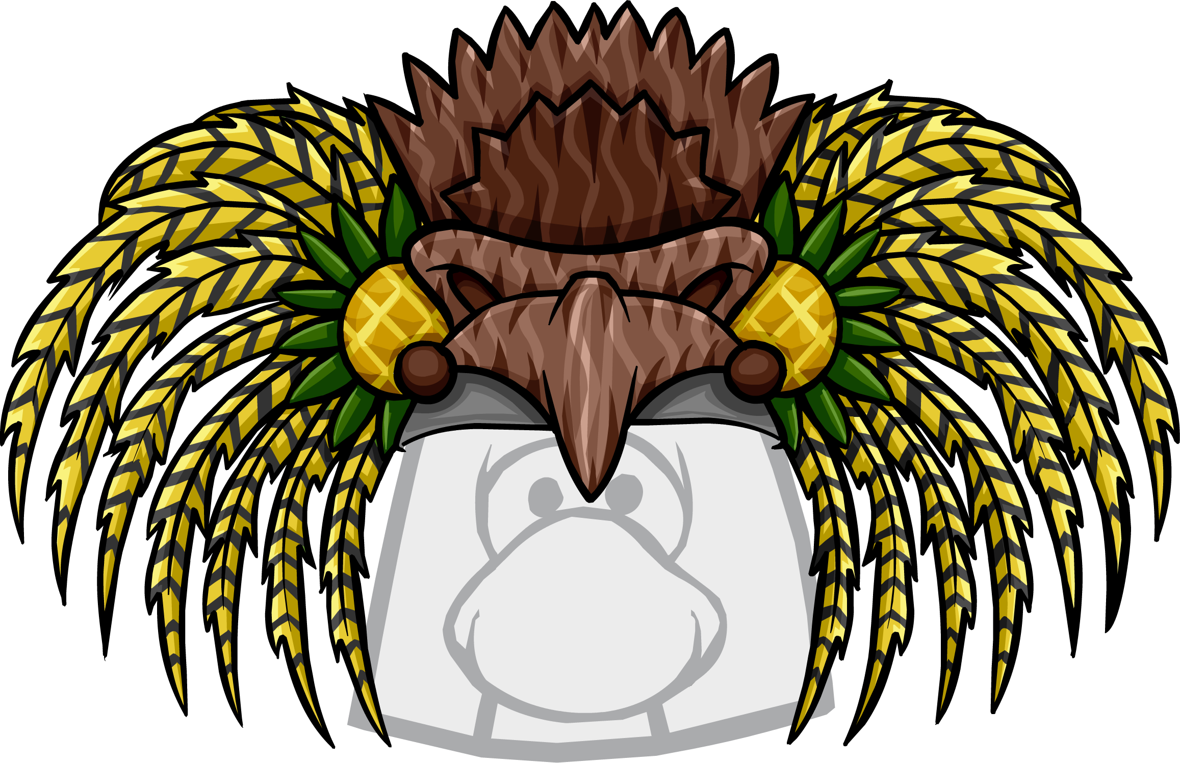 Pineapple headdress club penguin rewritten wiki