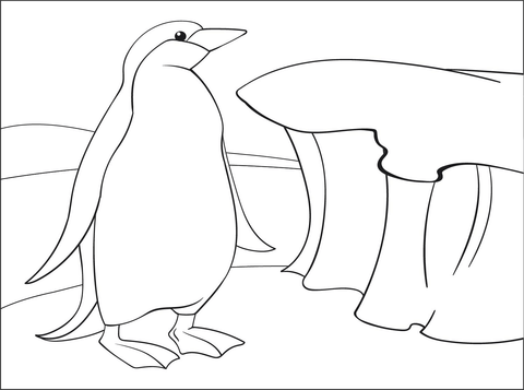 Dibujo de pingãino para colorear dibujos para colorear imprimir gratis