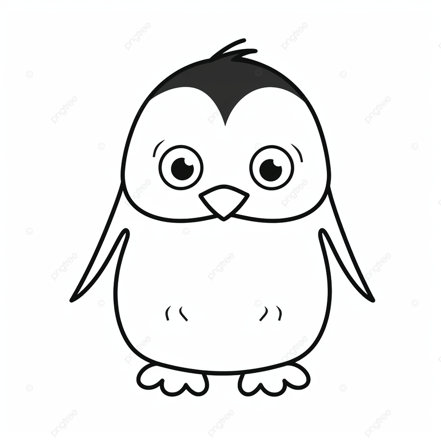 Dibujo de caricatura pingãino colorido pãgina png dibujos dibujo del coche dibujo de pingãino dibujo de dibujos animados png imagen para dcarga gratuita