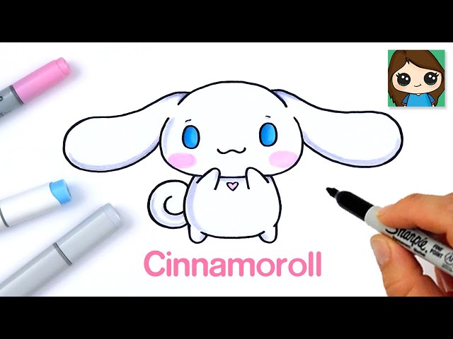 How to draw cinnaoroll easy sanrio