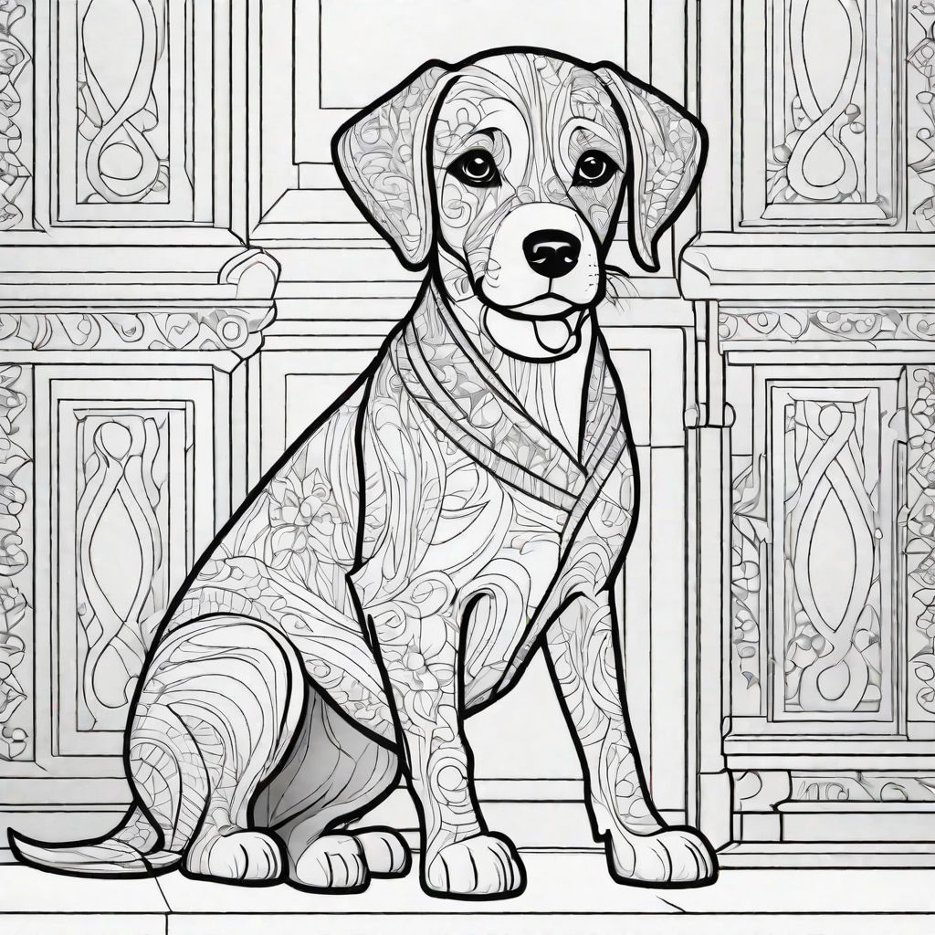 Coloring book art