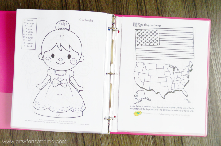 Road trip binder with free printables artsy