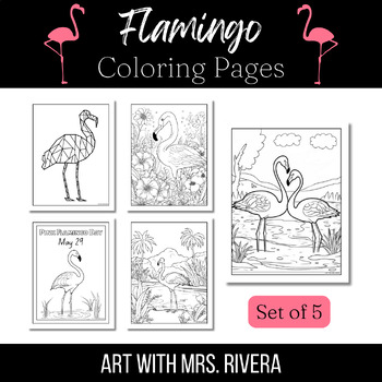 Flamingo coloring pages pink flamingo day coloring fun activity birds
