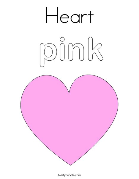 Heart coloring page