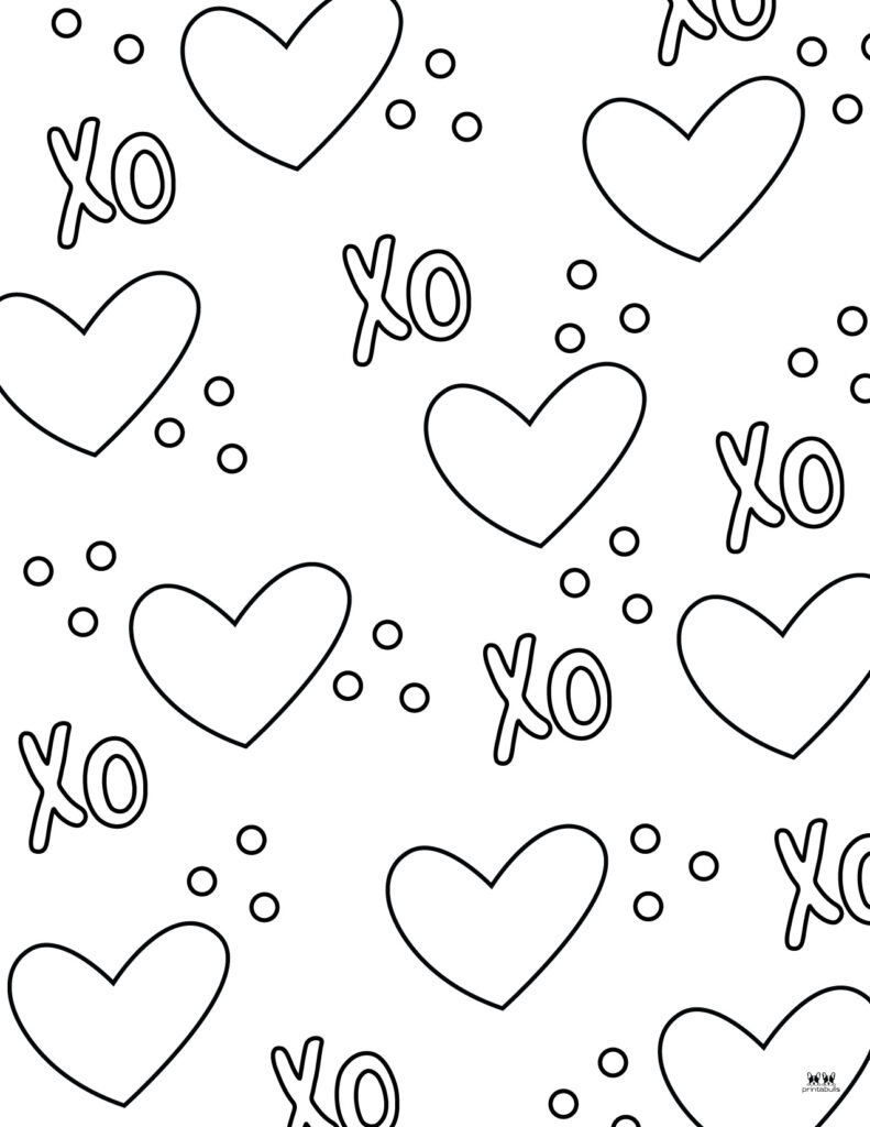 Heart coloring pages