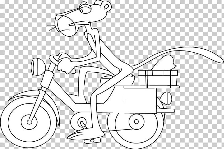 Coloring book the pink panther black panther drawing png clipart angle artwork black and white black
