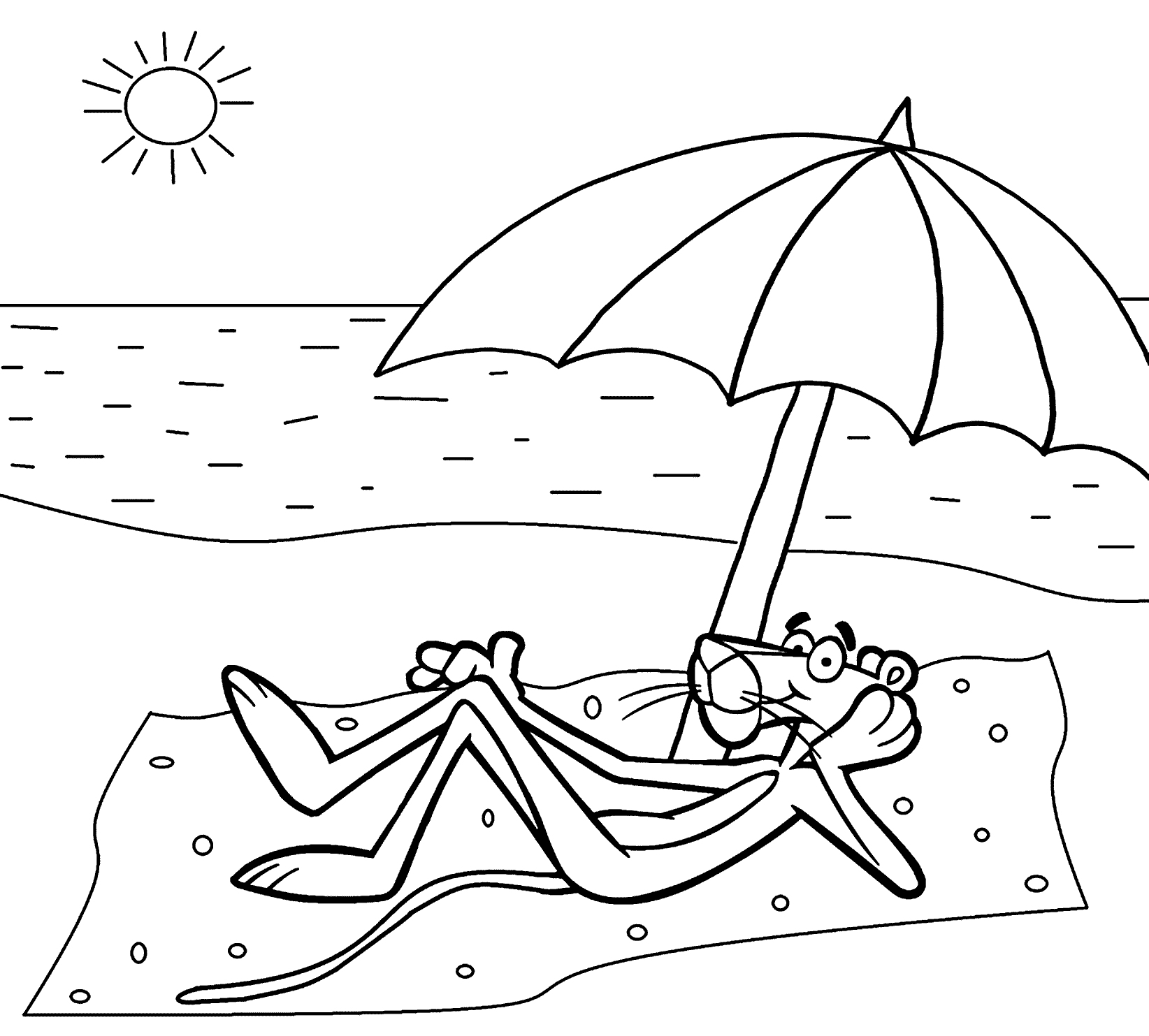 Pink panther cartoon drawings