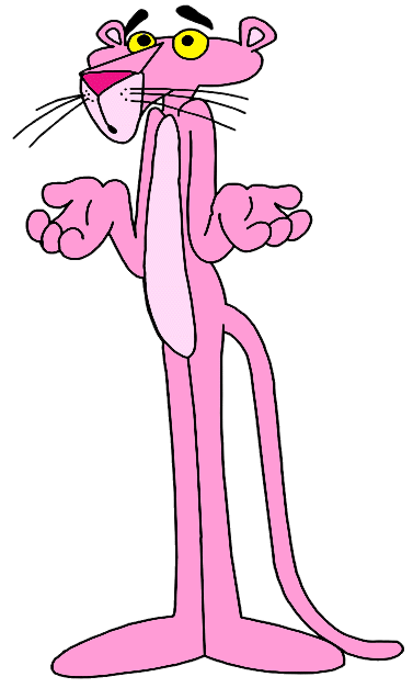 The pink panther clip art cartoon clip art
