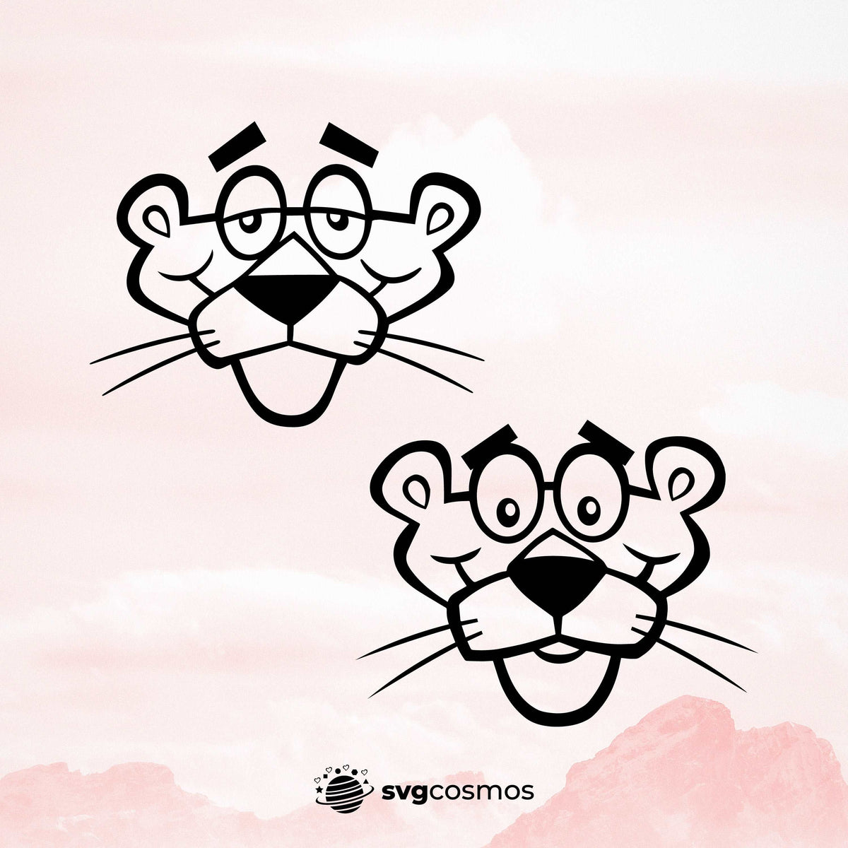 Pink panther svg cricut â