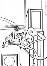 The pink panther coloring pages on coloring
