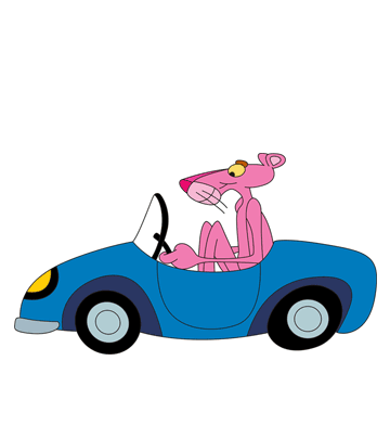 Pink panther coloring pages for kids to color and print