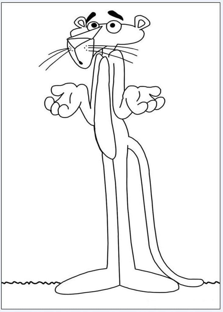 Pink panther coloring pages