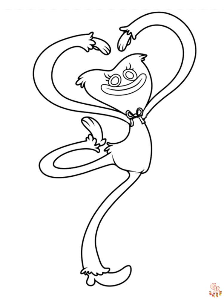 Funny kissy missy coloring pages for kids