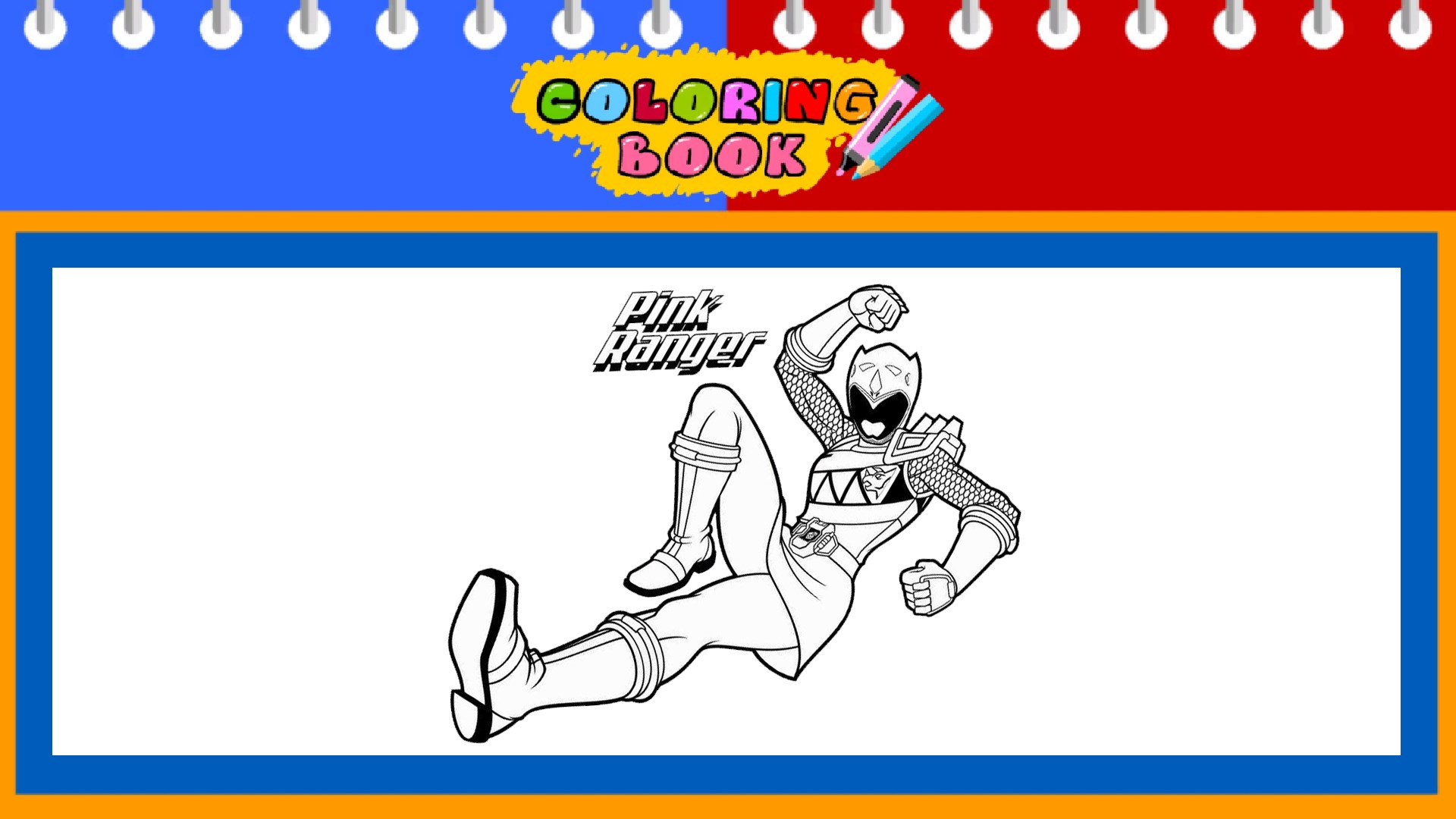 Rangers coloring book pages