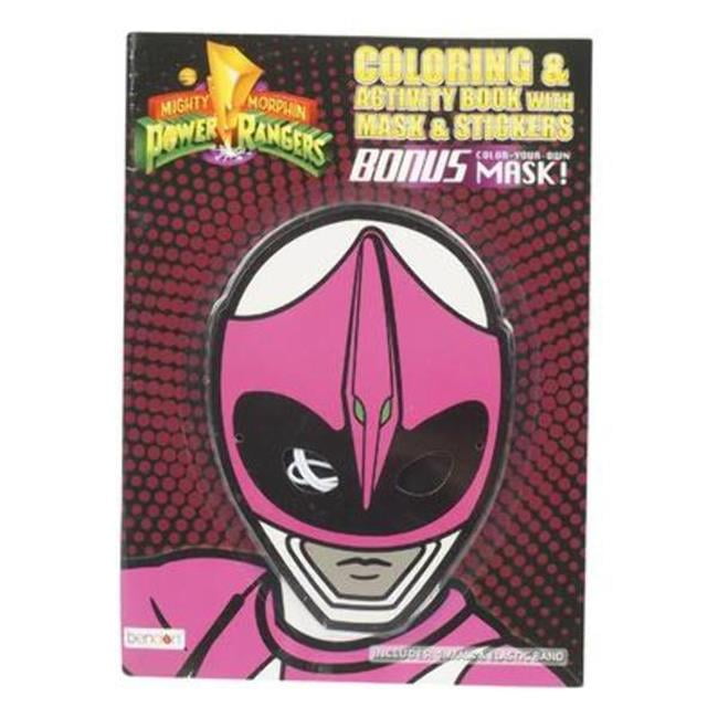 Power rangers pink mask coloring book