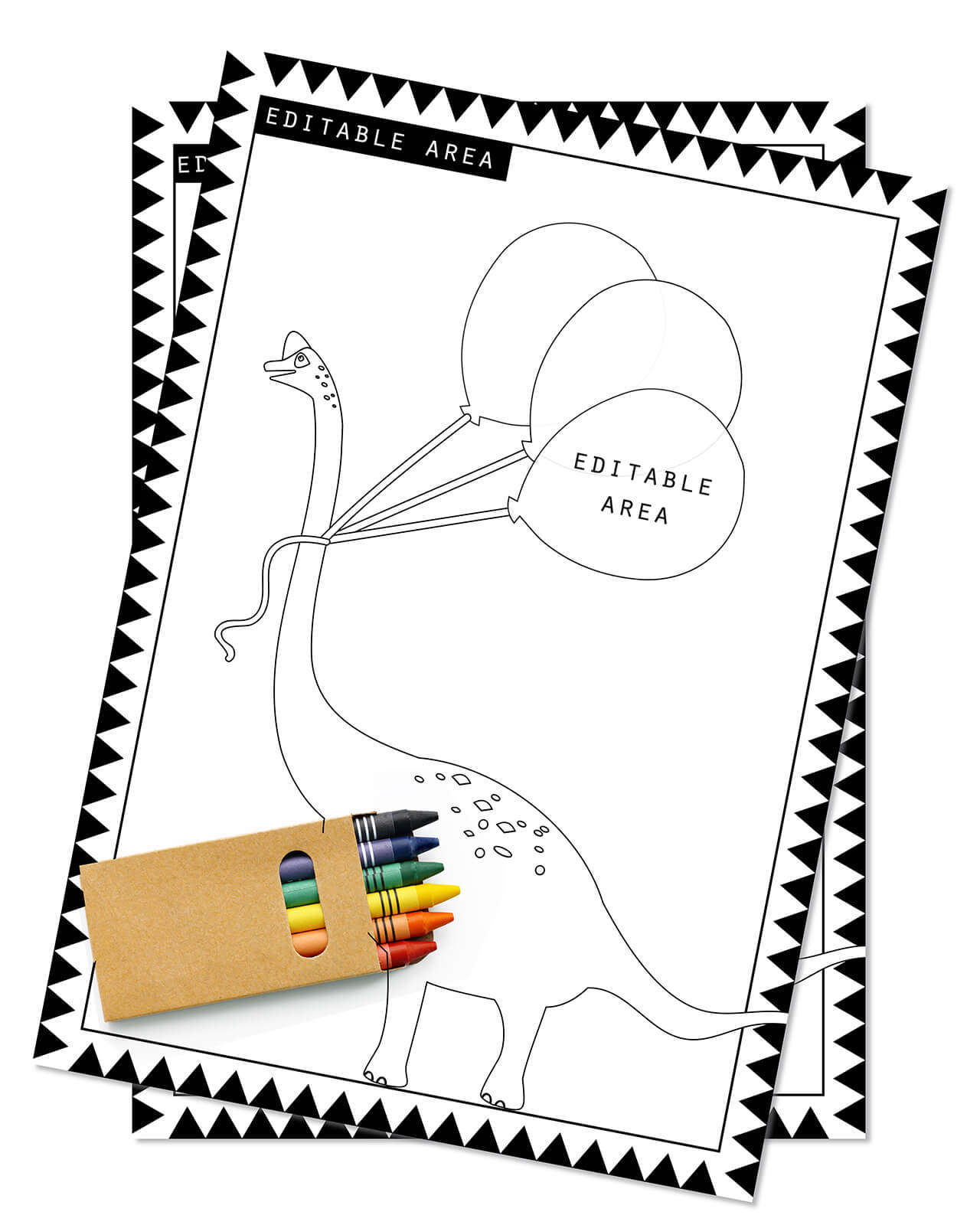Printable girl dinosaur pink party activity sheets