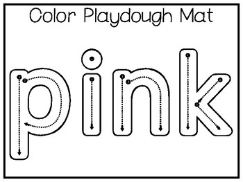 All about the color pink no prep tracing preschool worksheets and activities