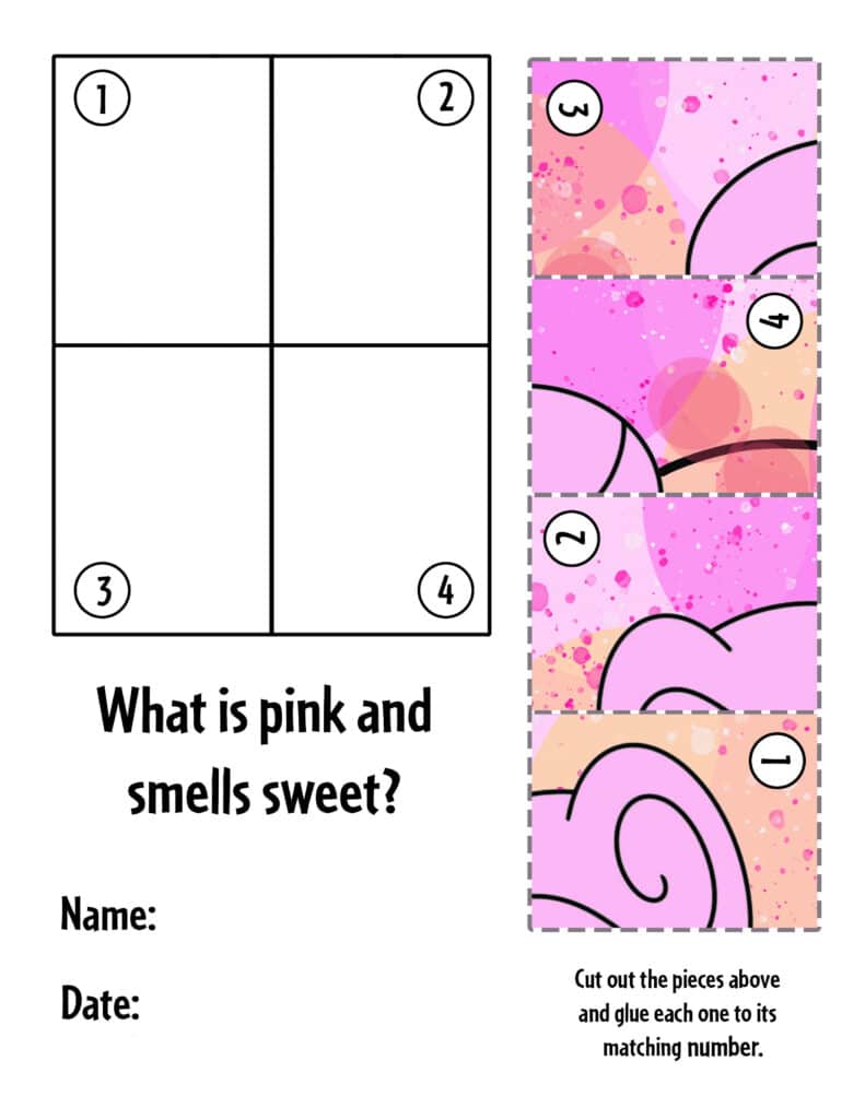 Pink color activities and worksheets for preschool â the hollydog blog
