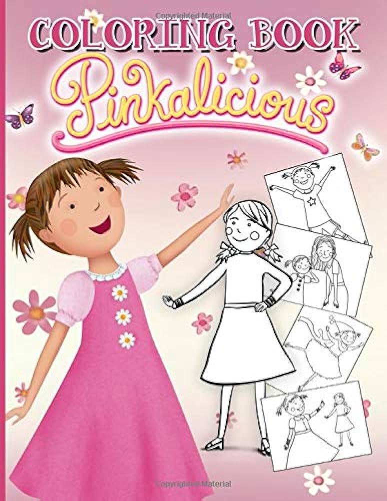 Pinkalicious coloring book special pinkalicious coloring books for kid and adult jenkins aryan books