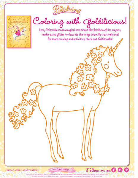Coloring with goldilicious