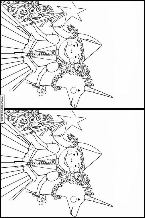 Spot the difference games pinkalicious and peterrific