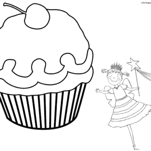Cupcake coloring pages printable for free download