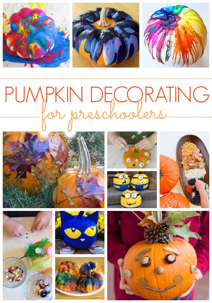 Pumpkin painting decorating ideas for kids no carving needed