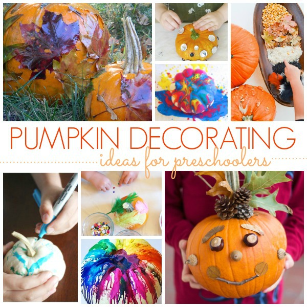 Pumpkin painting decorating ideas for kids no carving needed