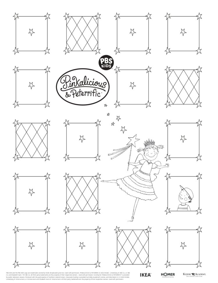 Pinkalicious wrapping paper kids coloringâ kids for parents