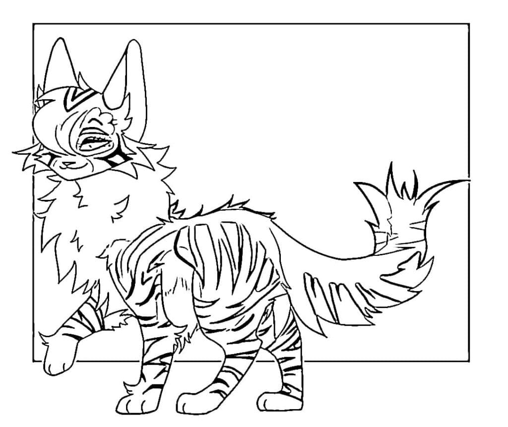 Warriors cats coloring pages