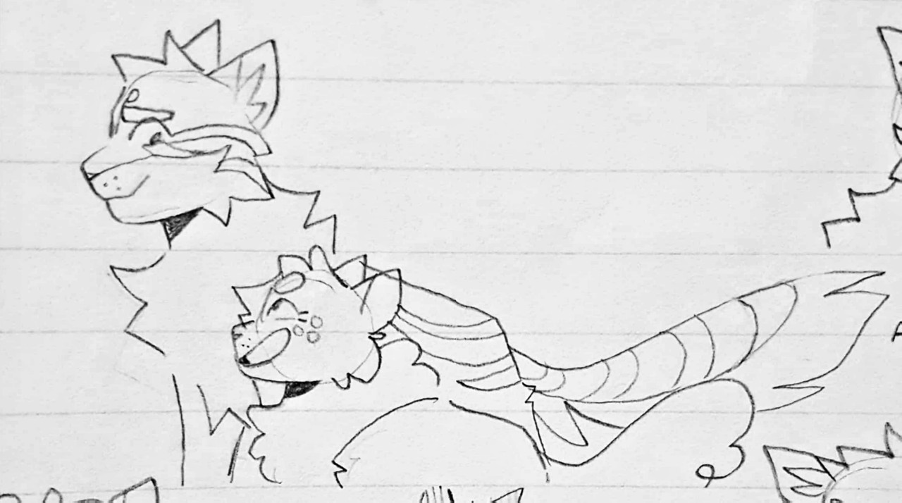 Haha yeah â a bunches of warrior cat stuff some of which