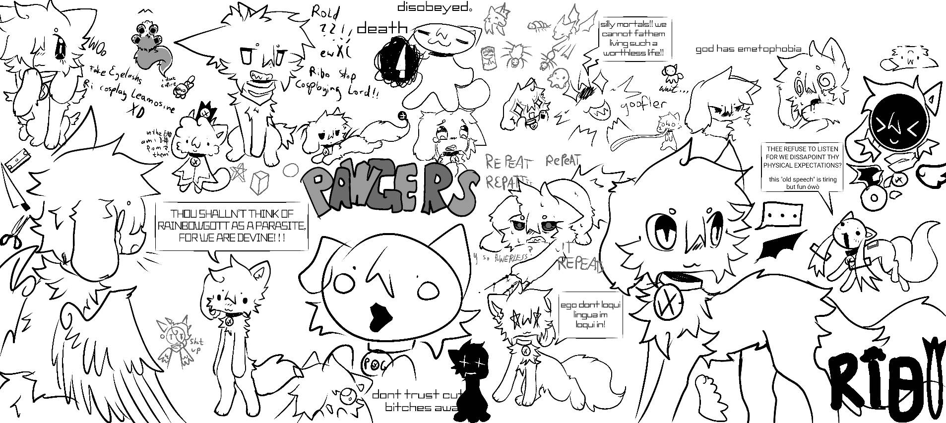 Ribo sketch page by lightpawzz on